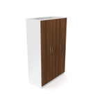 Elegant 3-Door Wooden Wardrobe with Shelves & Storage