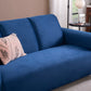 Sapphire Blue Velvet 3+1+1 Sofa Set – Luxurious Comfort & Modern Design