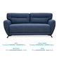 Navy Blue Fabric 3-Seater Sofa – Modern Design with Plush Comfort