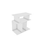 The Koda Modular End Table (White "S" Shape)