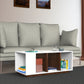 Modern Dual-Tone Storage Coffee Table