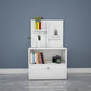 Alto Modern Side Table with Display Shelves