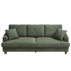 Corduroy 3-seater sofa