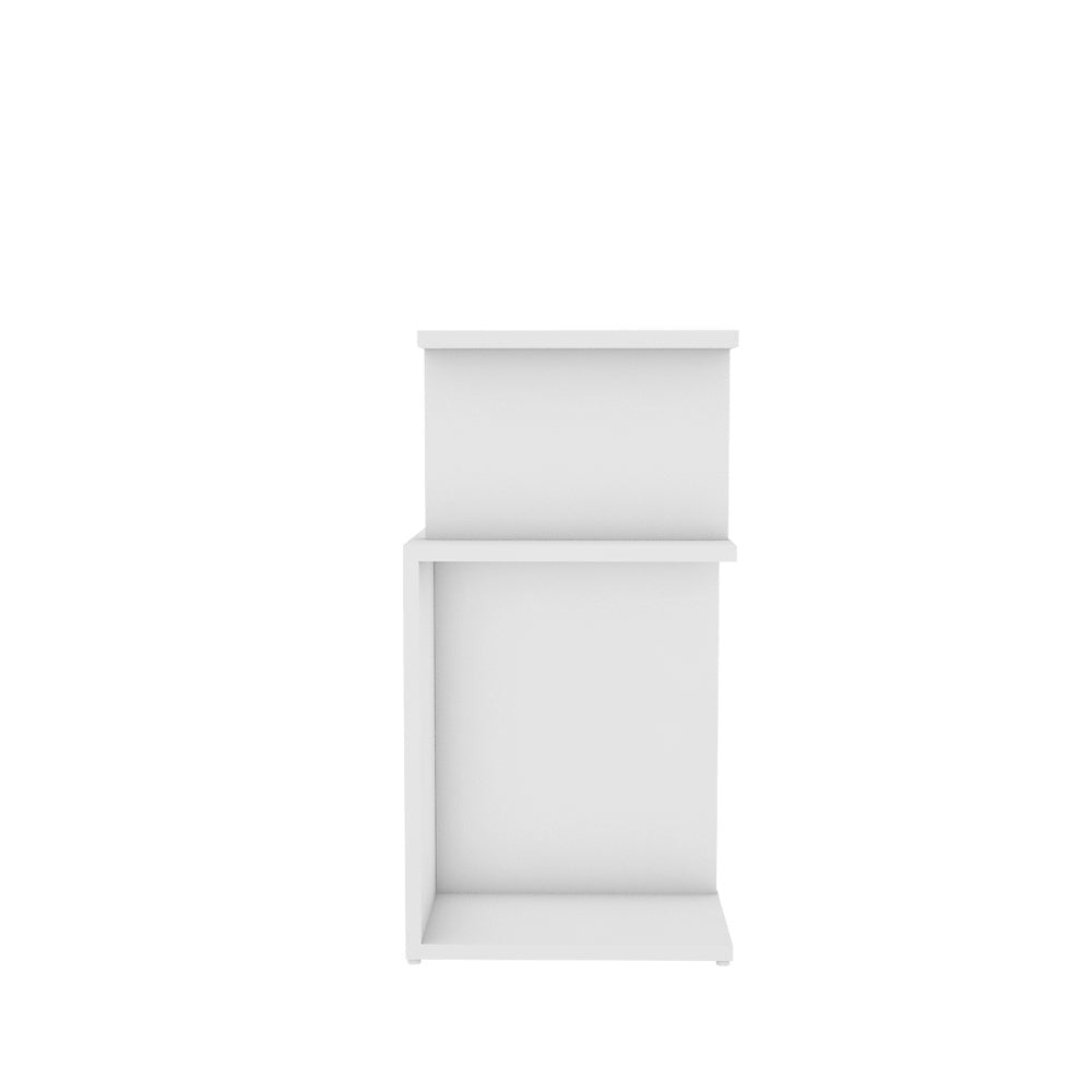 The Koda Modular End Table (White "S" Shape)