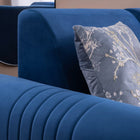Sapphire Blue Velvet 3+1+1 Sofa Set – Luxurious Comfort & Modern Design