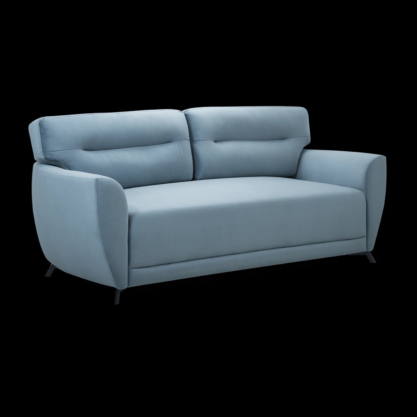 Mineral Blue Velvet 3+1+1 Seater Sofa Set – Modern Luxury with Plush Comfort