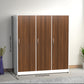 3 Door Wooden Wardrobe with Hanging Space & Shelves (6 Ft)