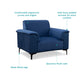 Sapphire Blue Velvet 5-Seater Sofa Set (3+1+1) – Elegant & Comfortable Living Room Furniture