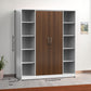Modern 2-Door Wardrobe with Side Open Shelves (6ft x 7ft)