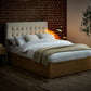 Oak Haven Upholstered Ottoman Storage Bed