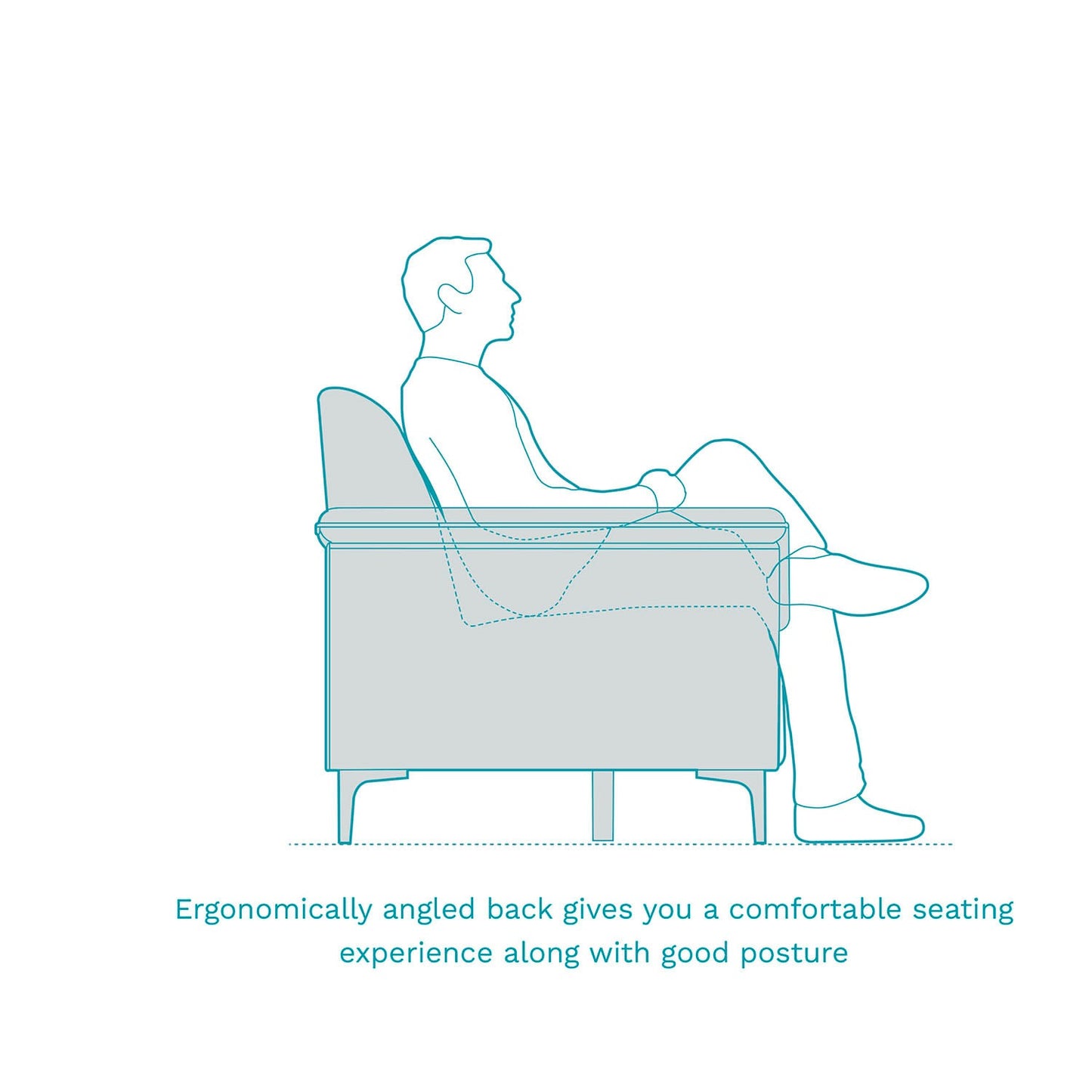 Velvet 1 Seater Sofa in Blush Pink Color