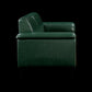 Forest Green Leatherette 3-Seater Sofa – Elegant Design with Premium Comfort