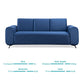 Sapphire Blue Velvet 3+1+1 Sofa Set – Luxurious Comfort & Modern Design