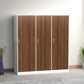 3 Door Wooden Wardrobe with Hanging Space & Shelves (6 Ft)