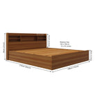 The Libra King Bed with Storage Headboard