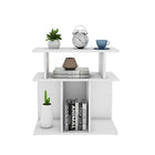The Koda Modular End Table (White "S" Shape)