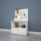 Alto Modern Side Table with Display Shelves