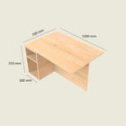 Duo Coffee Table with Storage – Modern Space-Saving Design