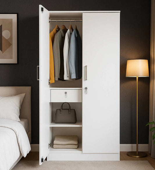 Liora 2-Door Wardrobe With  Drawer