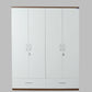 SleekAura 4-Door Engineered Wood Wardrobe