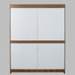 SleekAura 4-Door Engineered Wood Wardrobe