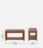 Omkarwood “LuxeEdge” Coffee Table