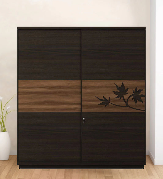 OmkarWood "Maple Luxe" Premium Sliding Wardrobe
