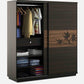 OmkarWood "Maple Luxe" Premium Sliding Wardrobe