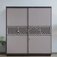 OmkarWood AuraMax Sliding Door Wardrobe – Basalt Grey High Gloss Finish