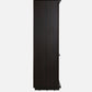 OmkarWood AuraMax Sliding Door Wardrobe – Basalt Grey High Gloss Finish