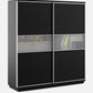 Omkarwood Zenix Premium Sliding Door Wardrobe – Wenge Melamine Finish