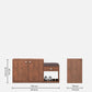 Elmora Entryway Premium Enginneredwood Shoe Cabinet & Bench