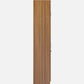 Omkarwood Lotus 2-Door Wardrobe with Loft & Drawer – Exotic Teak Finish
