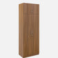Omkarwood Lotus 2-Door Wardrobe with Loft & Drawer – Exotic Teak Finish