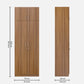 Omkarwood Lotus 2-Door Wardrobe with Loft & Drawer – Exotic Teak Finish