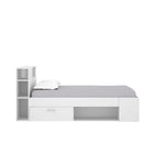 Modern Queen Size Storage Bed with Headboard