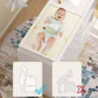 Valababy Baby Changing Table Dresser with Storage