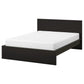Elegant Queen Size Bed without Storage – Wenge Finish