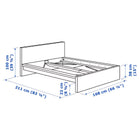 Elegant Queen Size Bed without Storage – Wenge Finish