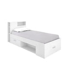 Modern Queen Size Storage Bed with Headboard