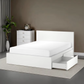 Modern Queen Size Storage Bed with Headboard