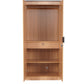 Omkarwood “Milford” Premium 2-Door Engineered Wood Wardrobe with Mirror & Drawer – Urban Teak Finish
