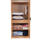 Omkarwood “Milford” Premium 2-Door Engineered Wood Wardrobe with Mirror & Drawer – Urban Teak Finish