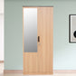 Omkarwood “Milford” Premium 2-Door Engineered Wood Wardrobe with Mirror & Drawer – Urban Teak Finish