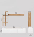 The Luxora Premium Engineered Wood TV Unit