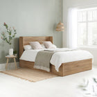Olden Oak Ottoman Bed
