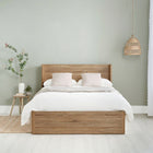 Olden Oak Ottoman Bed