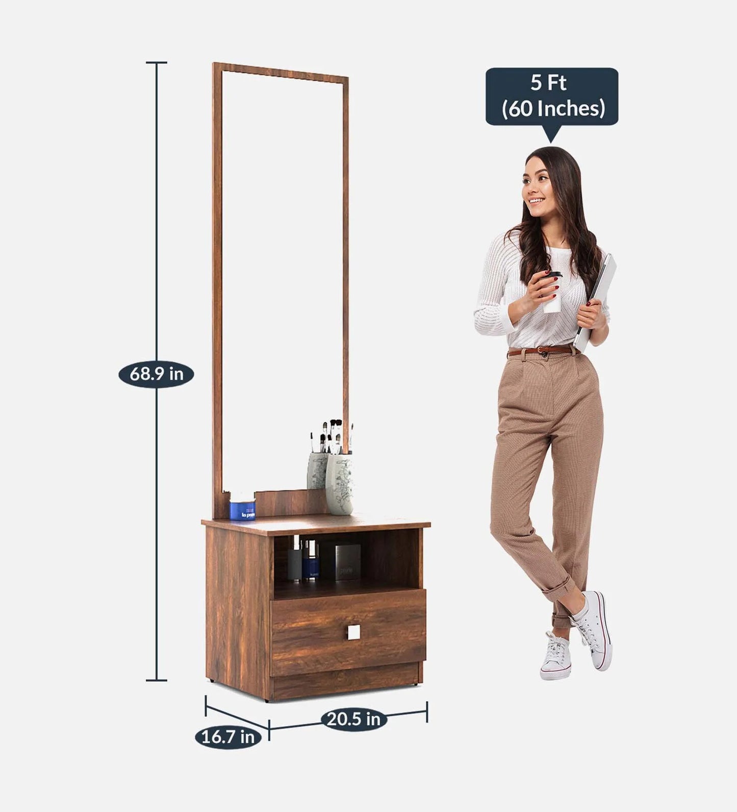 Omkarwood Verona Dressing Console