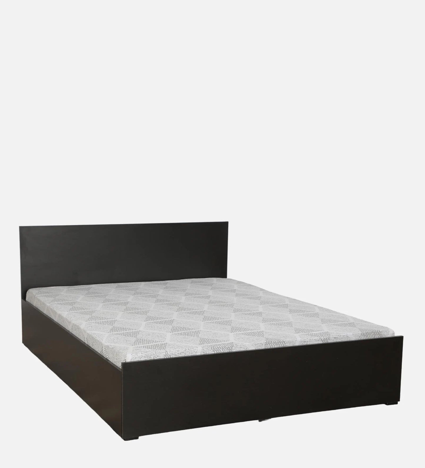 LuxeWood Platform Bed Queen Size with Box Storage