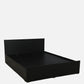 LuxeWood Platform Bed Queen Size with Box Storage